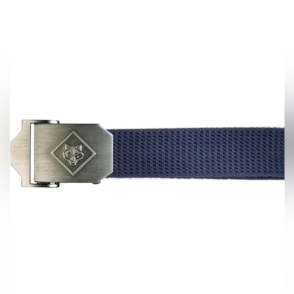 🆕 Cub Scout Uniform Belt & Buckle | Navy Canvas | Cut-to-Fit | NWT